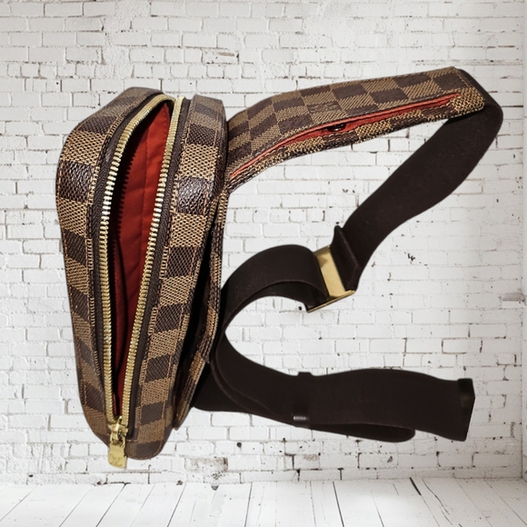 🔥🔥Beautiful Condition 🔥 😍 Authentic Louis Vuitton Geronimo Bumbag Damier - Picture 13 of 17